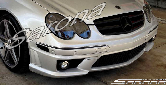 Custom Mercedes CLK Front Bumper  Coupe & Convertible (2003 - 2009) - $690.00 (Part #MB-009-FB)
